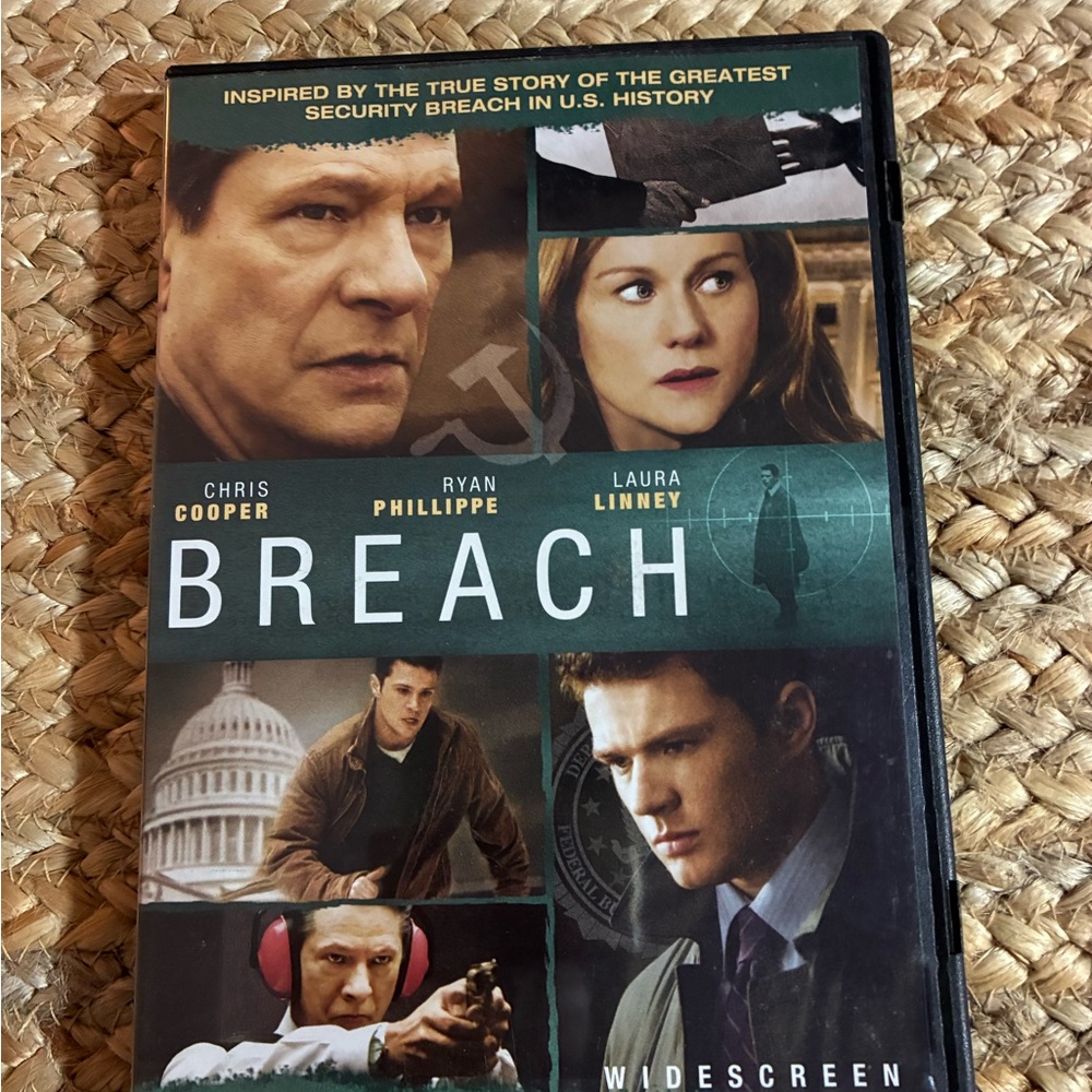 Breach DVD - Black Cover